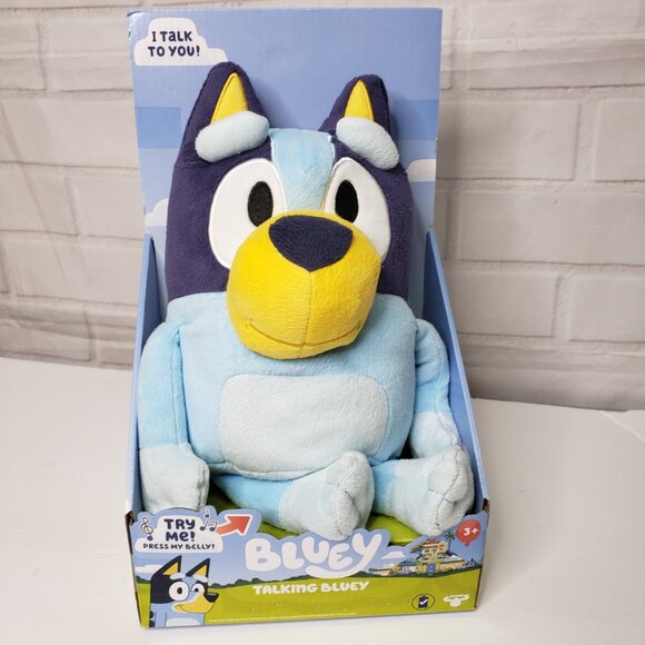 NEW Talking Bluey Dog Plush 13" Musical Stuffed Animal Soft Toy - Picture 3 of 9